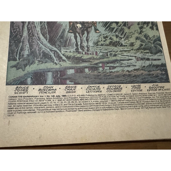 Marvel Comics, Conan The Barbarian Lot of 4, #125,136,148, & 154 1980s Fair/Good - Picture 15 of 16